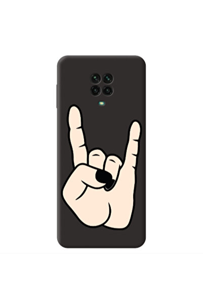 Other Xiaomi Redmi Note 9 Pro Rock Black Colored Silicone TPU Θήκη
