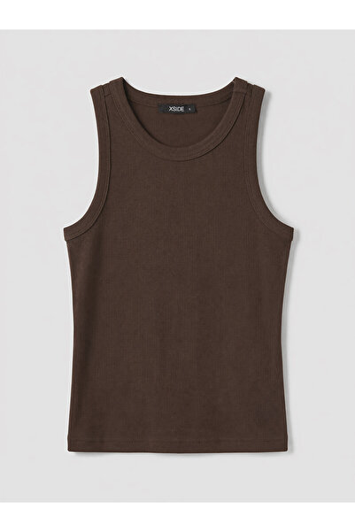 LC Waikiki Peak New Season Crew Neck Women's Ribbed Undershirt