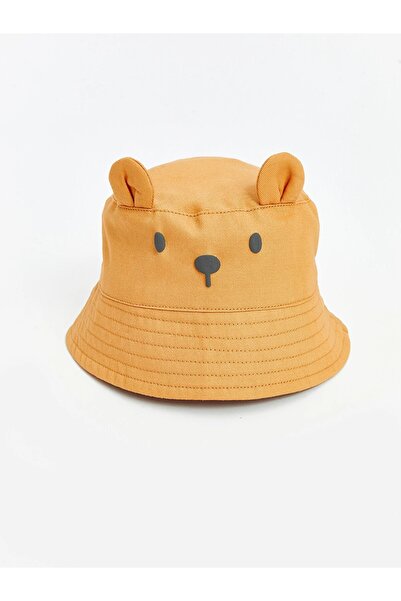 LC Waikiki Lcw Baby Yellow Animal Figured Baby Boy Bucket Hat
