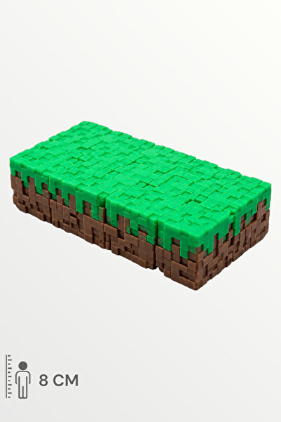 Artivo Minecraft Çim Blok Katlaç Sonsuz Katlanabilir Stres Küpü infinity Cube...