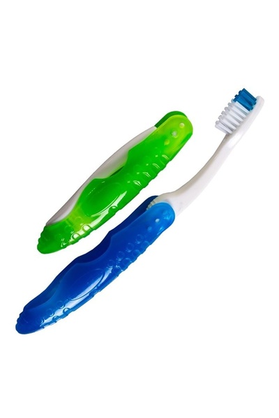 OEM Periuță de dinți de voiaj, set igienic compact pentru călătorii 2buc