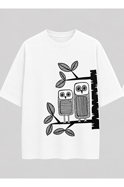 OPPPSSS Colorful Abstract Portrait Relaxed Fit White Unisex T-Shirt |   Moder...