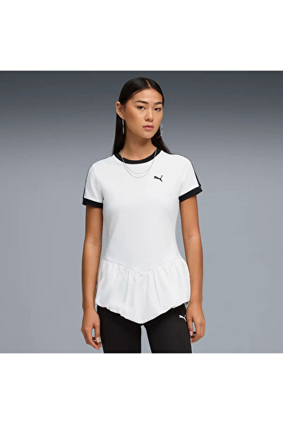 Puma T7 Balloon Tee Beyaz Kadın T-Shirt & Polo