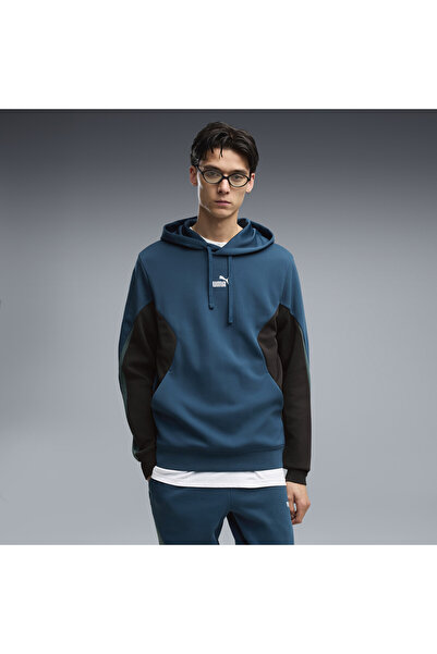 Puma Pánska mikina s kapucňou Essentials Colourblock