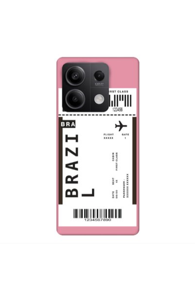 Other Xiaomi Redmi Note 13 5G Brazil BRA Pink Colored Silicone TPU Θήκη