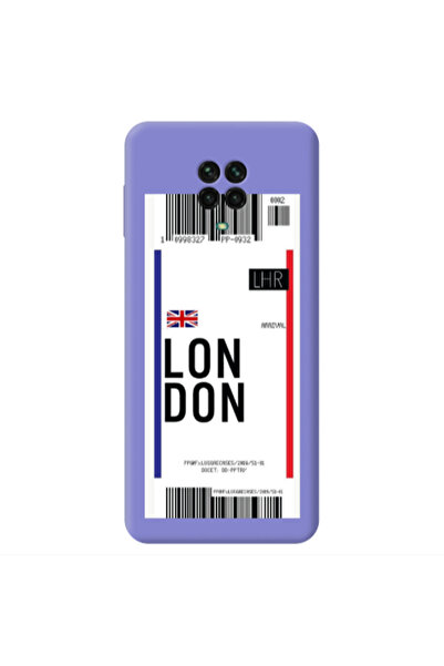 Other Xiaomi Redmi Note 9 Pro London Arrival Purple Colored Silicone TPU Θήκη