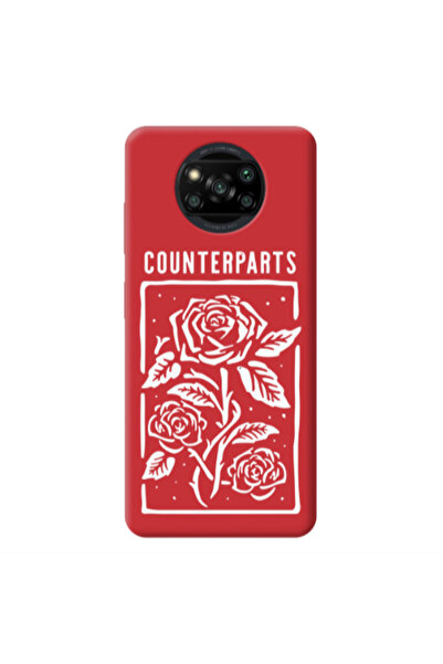 Other Xiaomi Poco X3 Pro Counterparts Red Colored Silicone TPU Θήκη