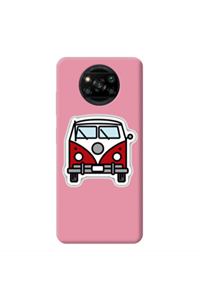 Other Xiaomi Poco X3 /X3 Pro Minibus Pink Colored Silicone TPU Θήκη