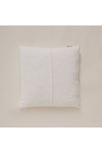 Cottage Mohair white woven pillow 45*45cm