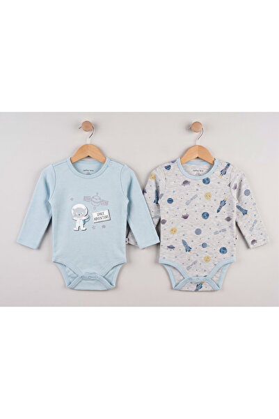 Mother Love 100% Organic Cotton 2-Piece Long Sleeve Bodysuit 0-36 Months