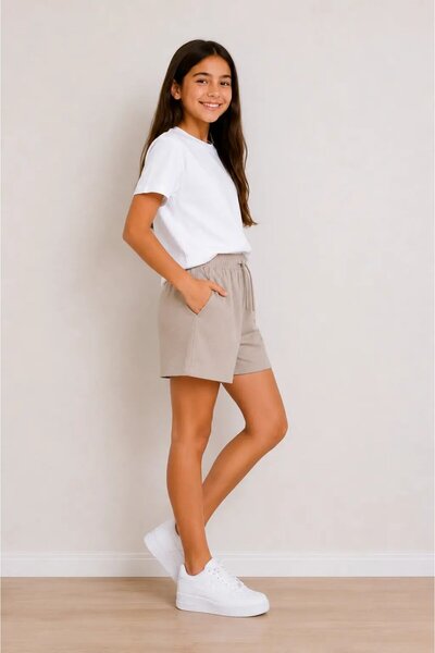 My Hanne Modal Stone Girls' Shorts 30604