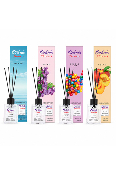 Orhide Flowers Set 4 Odorizante Cameră cu Bețișoare – Eleganță, prospețime și...