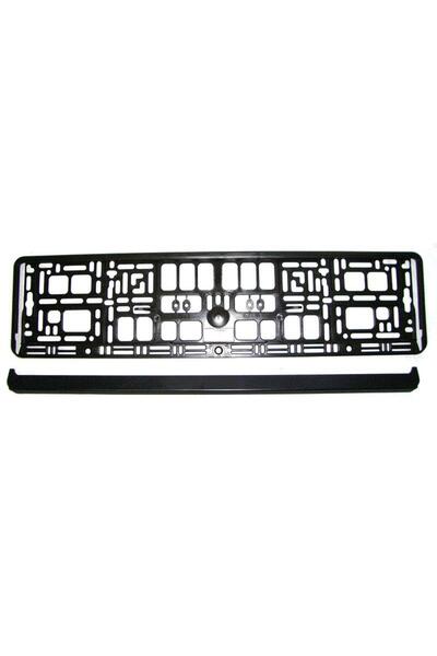 RapidAuto Suport numar inmatriculare auto negru import Polonia , 52x11 cm