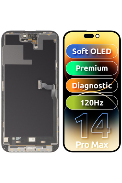 Mpelleconcept Display cu touchscreen MP compatibil cu Apple iPhone 14 Pro Max...