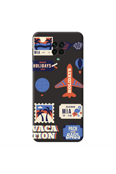 Other Xiaomi Redmi Note 9 Pro Vacation Black Colored Silicone TPU Θήκη