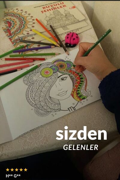 Kızıl Panda Yayınevi Yetişkinler Için Boyama Kitabı Seti - MANDALA