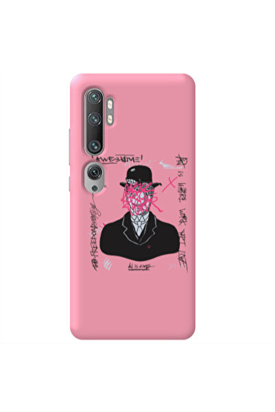 Other Xiaomi Mi Note 10 Pro Awes Pink Colored Silicone TPU Θήκη