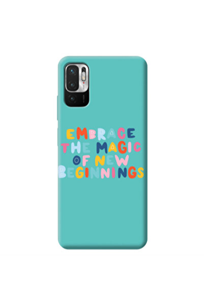 Other Xiaomi Redmi Note 10 Pro 5G Embrace Turquoise Colored Silicone TPU Θήκη