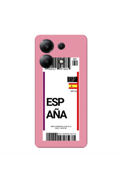Other Xiaomi Redmi Note 13 4G Espana Arrival Pink Colored Silicone TPU Θήκη