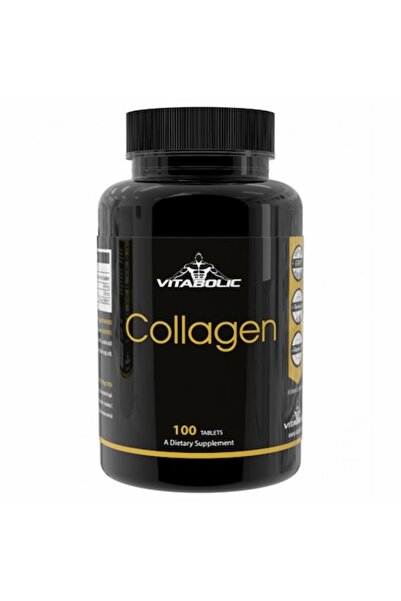 Vitabolic Colagen 100 tablete – colagen hidrolizat cu acid hialuronic și vita...