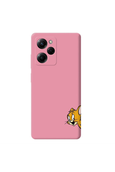 Other Xiaomi Poco X5 Pro Jerry 2 Pink Colored Silicone TPU Θήκη