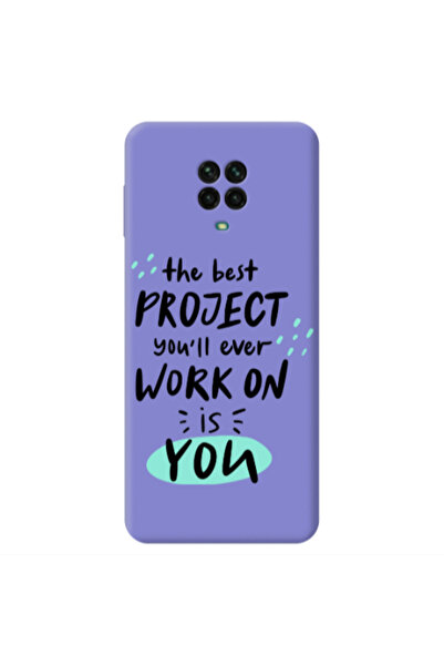 Other Xiaomi Redmi Note 9 Pro The Best Project Purple Colored Silicone TPU Θήκη