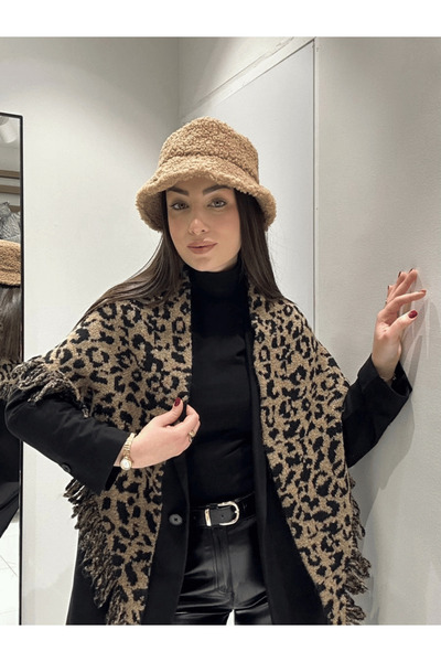 AngelsAccessories Τρίγωνο Κασκόλ Animal Print