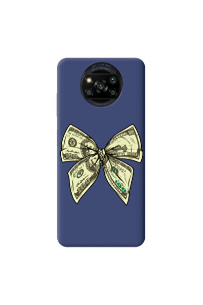 Other Xiaomi Poco X3 /X3 Pro Bowtie Dollars Dark blue Colored Silicone TPU Θήκη