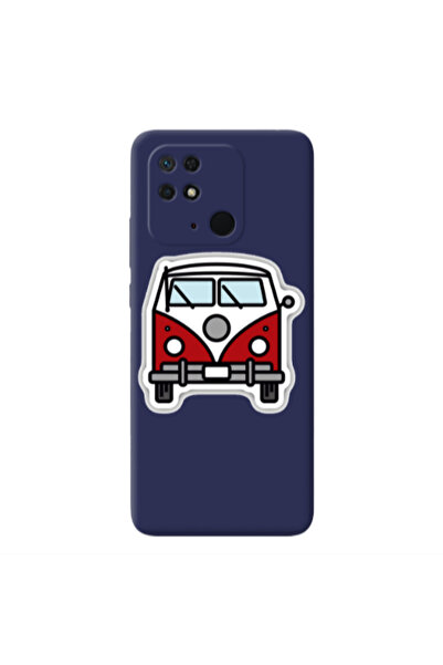 Other Xiaomi Redmi 10C Minibus Dark blue Colored Silicone TPU Θήκη