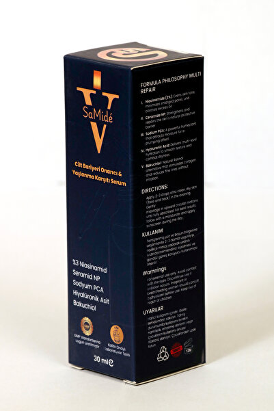 SJ VSaMide Cilt Bariyeri Onarıcı & Yaşlanma Karşıtı Serum - %3 Niasinamid, Ba...