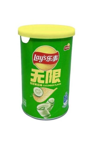 Lay's Lay’s Cucumber Flavour Potato Chips Crispy Refreshing Snack Made from R...