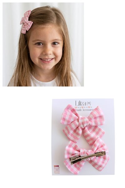 Liliza Accessories 2li Poplin Çocuk Klips Toka