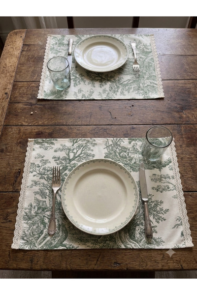 runa Fransız köylü desen amerikan servis 35-45 cm (2adet)
