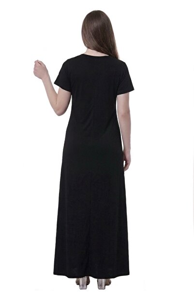 al bent al sharqieh Women's Color-Block Leopard Print Homewear Dress