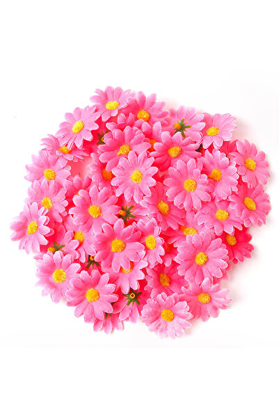 Choice3 55PCS Rose Red 55/110PCS Daisy Artificial Flowers Heads Silk Fake Flo...