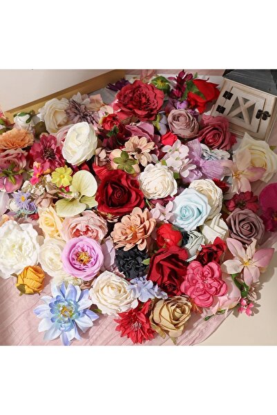 choice2 100Pcs Mix 20/40/60/80/100Pcs Random Style Artificial Flowers Mix Fak...