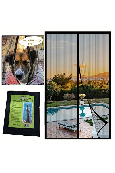 choice2 Black Chun Magnetic Screen Door, Heavy Duty Self-Sealing Mesh Barrier...