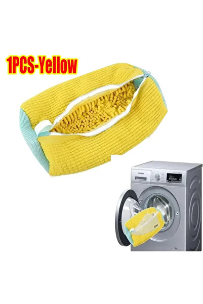 Choice1 1PCS-yellow 1/2PCS Washing Shoes Bag Protector Fluffy Fibers Polyeste...