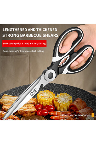Choice4 1pc Stainless Steel Kitchen Scissors Multifunctional Household Scisso...