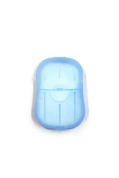 Choice Blue Outdoor travel disposable soap tablet box soap paper Portable han...