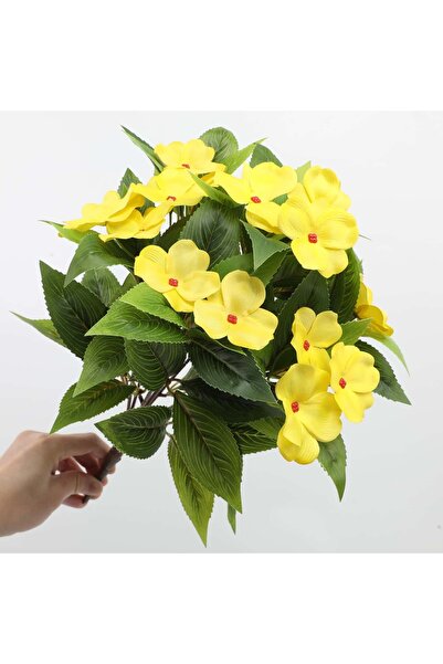 Choice4 1pcs YELLOW 1/2/6PCS Artificial Flowers, Realistic Faux Balsam, Lifel...