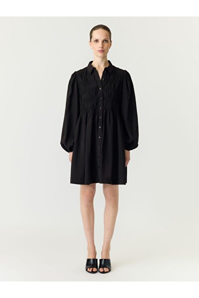 YAS Kleid YASPALA GESMOKTES