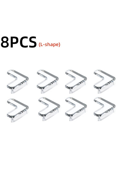 Choice1 L shape 8pcs 8/4 PCS Baby Safety Table Corner Protector Furniture Edg...