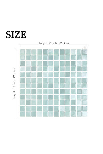 Choice6 5 sheets T80242 1/5pcs Brick Wall Tile Sticker Self-Adhesive Waterpro...