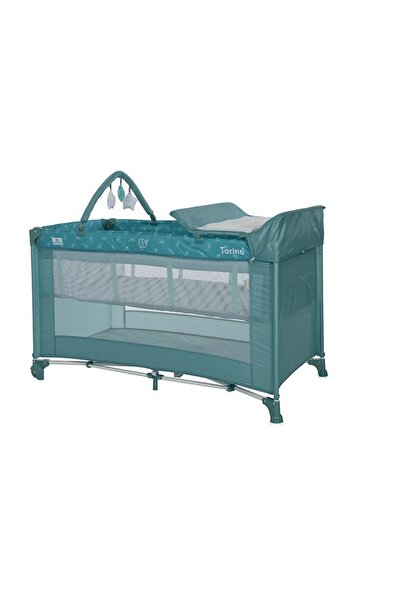 LORELLİ Patut pliabil Torino Plus, 2 nivele cu accesorii, Arctic Floral