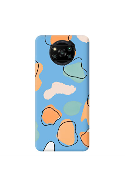 Other Xiaomi Poco X3 /X3 Pro Colorful spots Blue Colored Silicone TPU Θήκη