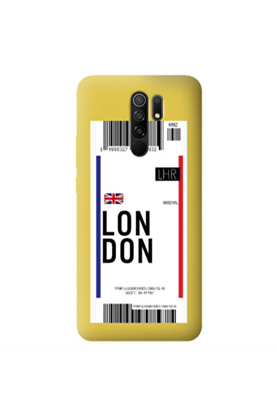 Other Xiaomi Redmi 9 London Arrival Yellow Colored Silicone TPU Θήκη