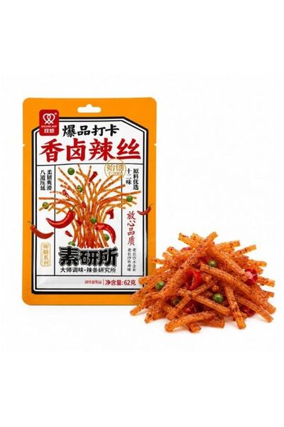 chinese Spicy Shredded Snack Strips Hot & Savory Flavor 62g