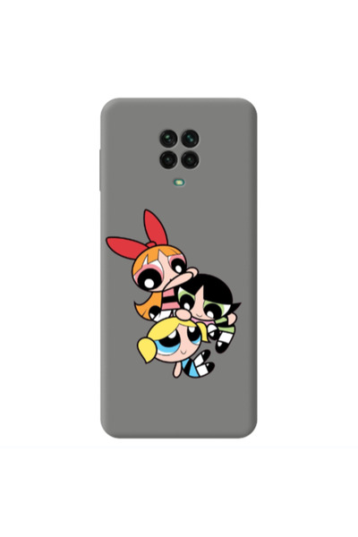 Other Xiaomi Redmi Note 9 Pro Powerpuff Grey Colored Silicone TPU Θήκη