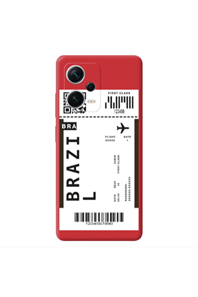 Other Xiaomi Poco X5 Brazil BRA Red Colored Silicone TPU Θήκη